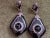 Miriam Salat 'MRM' Noir Evening Black Resin and White Topaz Drop Earrings, A Pair For Sale - Image 16 of 18