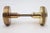 Modern Pair of Modern Polished Brass & Nickel Entry Door Knobs For Sale - Image 3 of 8