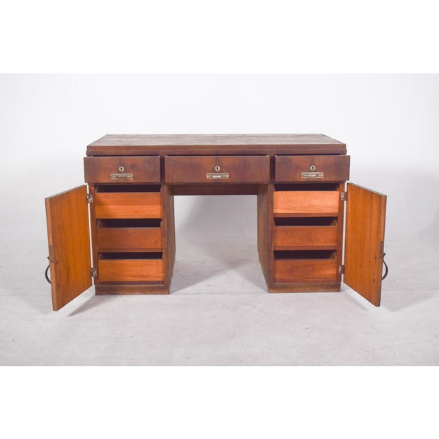 Mid-Century Portuguese Desk, 1950s For Sale - Image 9 of 15