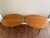 This set of two elegant vintage 1953 Stickley Solid wood Queen Anne side/end table showcases exquisite craftsmanship and...