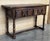 Spanish Console Table with Carved Drawers and Iron Handles, 1890s For Sale - Image 3 of 9