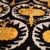 Textile Luxury Black and Gold Silk Velvet Ikat Lumbar Pillow 16x24 Inch With Down Insert For Sale - Image 7 of 8