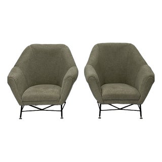 Armchairs by Augusto Bozzi, 1960s, Set of 2 For Sale