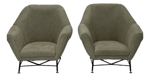 Armchairs by Augusto Bozzi, 1960s, Set of 2