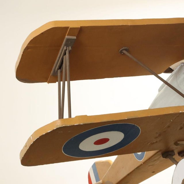 Brown Airplane Model with Snoopy Aviator For Sale - Image 8 of 11