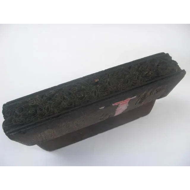 Mid 20th Century Mid 20th Century Indian Wooden Print Block For Sale - Image 5 of 8