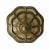 Antique, 1920's ceiling light with curved art glass. Attributed to Caldwell. Very rare. Provenance:An Eastchester, New...