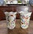 Chinese Pair Early 20th C Famille Rose Floral 6” Enamel Chinese Scalloped Vase Vases For Sale - Image 3 of 5