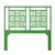 Finn Headboard Queen - Bright Green For Sale In West Palm - Image 6 of 6