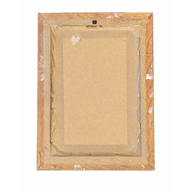 Wood Late 19th Century French Blue & Gilt Ormolu-Mounted Picture Frame With Hunter Print For Sale - Image 7 of 7