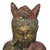 Asian Polychrome Seated Bodhisattva Sculpture on Lotus Base 23" For Sale In San Francisco - Image 6 of 17