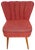 Small Armchair in Red, 1950s For Sale