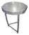 1970s Brazilian Side Table, Sculpted by Nature, Cast in Modernity & Industrial Sophistication. For Sale
