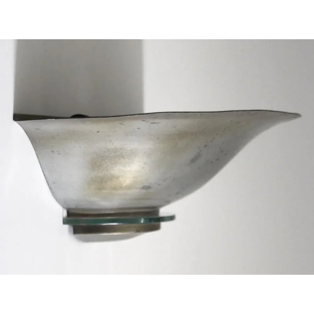 Metal Art Deco Wall Lamp, 1940s For Sale - Image 7 of 7