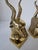 Pair of Vintage Solid Brass Gazelle Bookends For Sale - Image 4 of 8