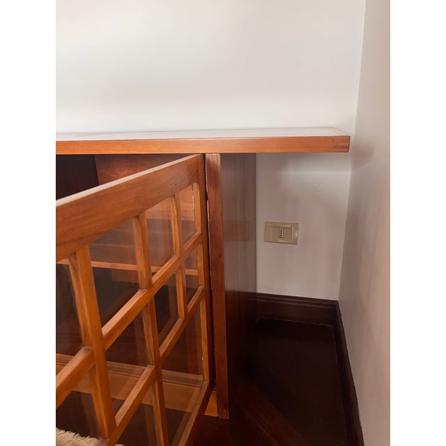 Wood Vintage Walnut Wood Sideboard, 1970s For Sale - Image 7 of 10
