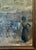 Gray Large Mid Century Spanish Oil on Canvas Painting - Tres Burros, Signed and Dated For Sale - Image 8 of 13