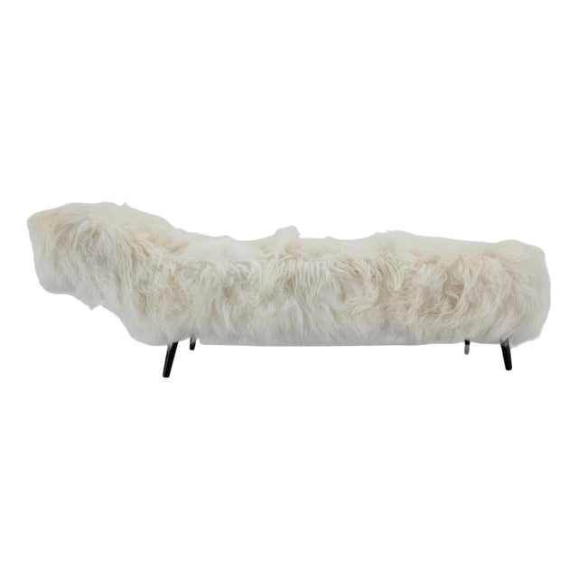 Daybed in Sheep Skin, 1960s For Sale