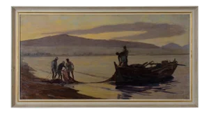 Early 20th Century Philip Thomson Gilchrist Oil Painting
