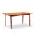 Jens Risom Mid Century Walnut Surfboard Expanding Dining Table With 2 Leaves For Sale In Chicago - Image 6 of 13