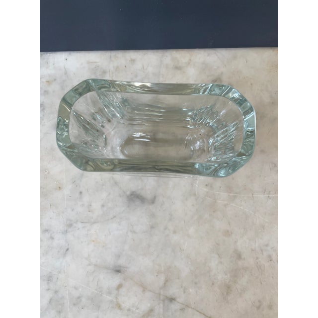 Orrefors Crystal Mid Century Scandinavian Art Glass Vase With Butterfly Design For Sale In New York - Image 6 of 9