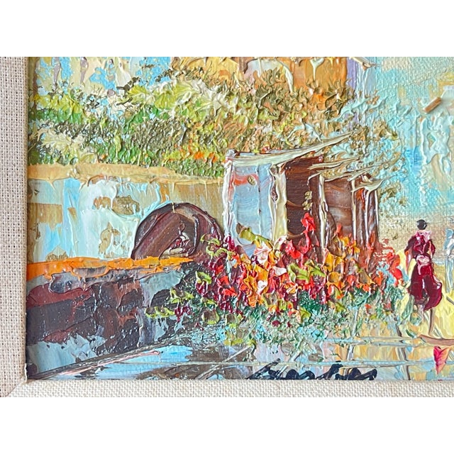 Notre Dame & the Paris Flower Market, Oil on Canvas Depicting, Diana Malian For Sale - Image 4 of 11