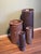Textile Vintage Industrial Italian Bins in Vulcanized Fiber with Markings from Fashion Factory, Italy, 1920s, Set of 4 For Sale - Image 7 of 18