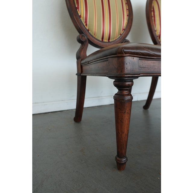 Drexel Heritage Oval Back Dining Chair (Set of 2) For Sale - Image 10 of 17
