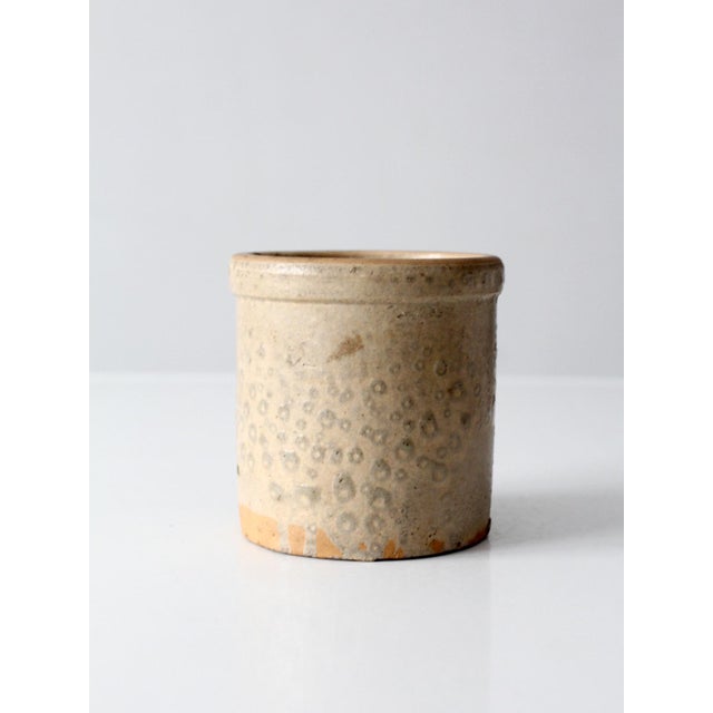 Early 20th Century Antique Stoneware Crock For Sale - Image 5 of 10