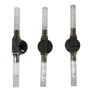 Jonathan Browning for Restoration Hardware Cannele Sconces, Set of Three For Sale