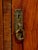 Amber Vintage Art Deco Burl Wood Wardrobe Armoire With Hand-Painted Botanical Doors For Sale - Image 8 of 9