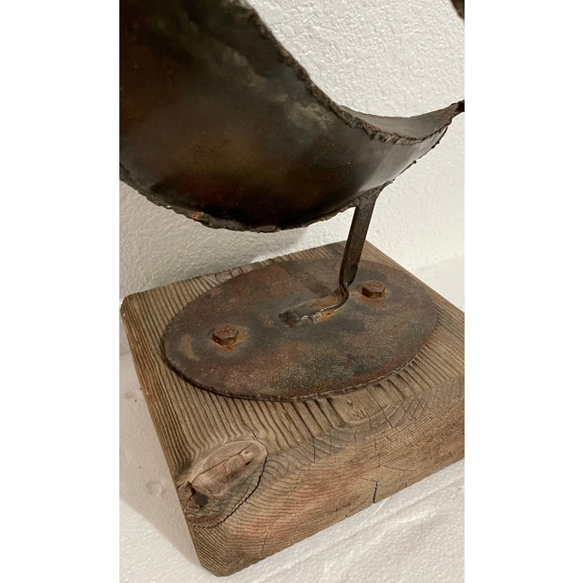 Eli Ilan, 1965 Canadian Israeli Art Brutalist Abstract Welded Steel Sculpture Eli Ilan For Sale - Image 15 of 17