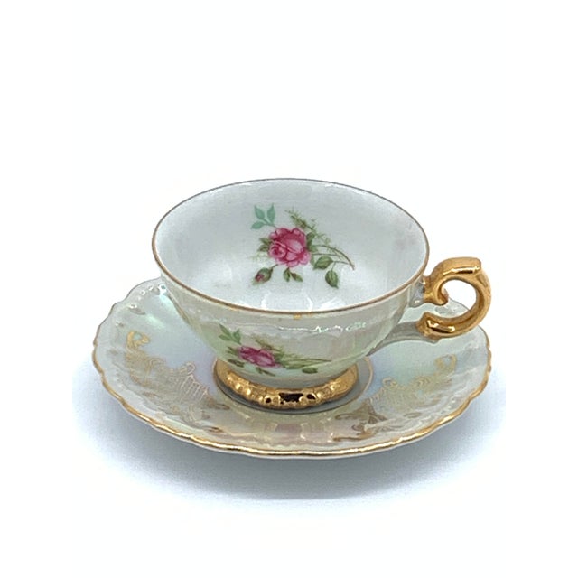 1940s Bavarian Opalescent Tea Set - 16 pcs For Sale In Greenville, SC - Image 6 of 13
