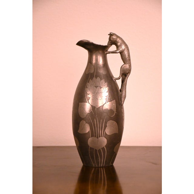 Swedish Pewter Pitcher by Schreuder & Olsson Stockholm, 1908 For Sale - Image 6 of 12