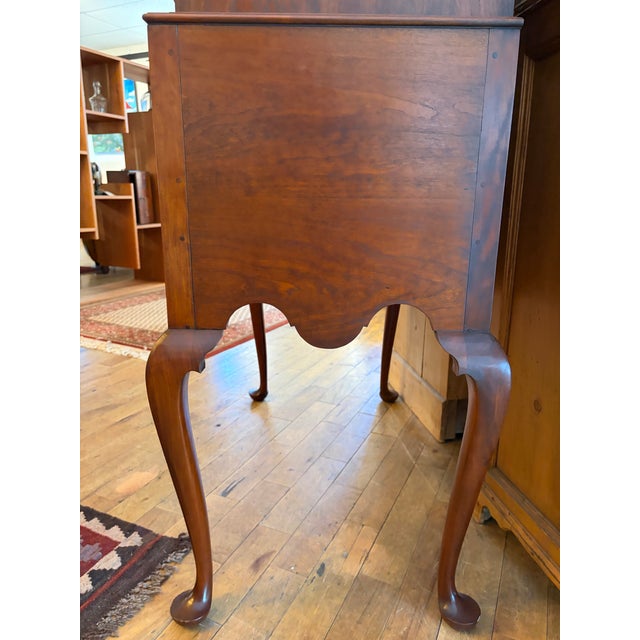 Queen Anne Style Cherry High Boy For Sale - Image 4 of 11