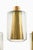 Brass and Glass Ceiling Lamps, 1950s, Set of 3 For Sale - Image 3 of 10