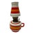 Vintage 1960s/1970s Ceramic Striped Oil Lantern For Sale
