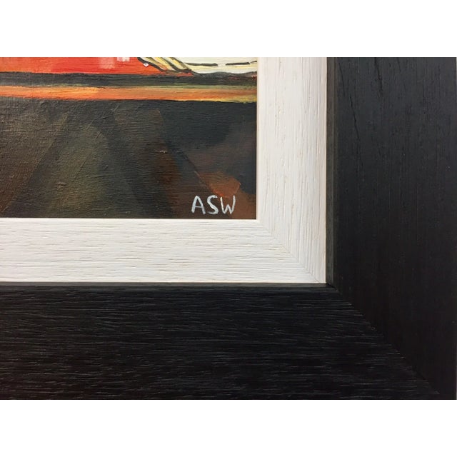 American Diner Still Life Painting by Leading British Urban Landscape Artist For Sale - Image 11 of 13