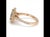 Gold Bochic “Vintage” Fancy Chocolate, Greenish Diamond 18K Rose Gold Halo Ring For Sale - Image 8 of 13