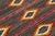 Charcoal Modern Navajo Inspired Wool Accent Rug in Crimson, Gold, and Charcoal 3x5 For Sale - Image 8 of 8