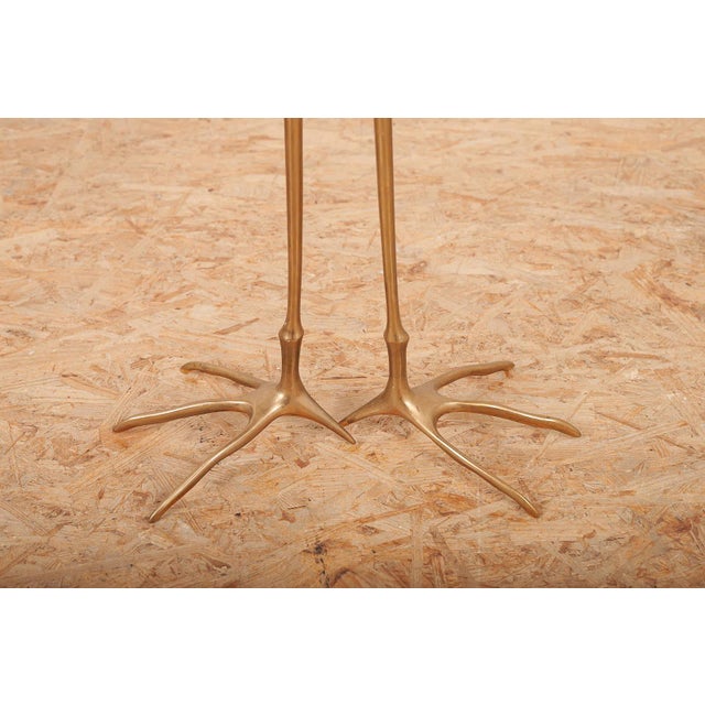 Gold Side Table in Bronze by Meret Oppenheim for Gavina, 1939 For Sale - Image 8 of 13