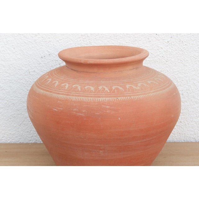 Ceramic Vintage Thai Terracotta Water Jar For Sale - Image 7 of 9