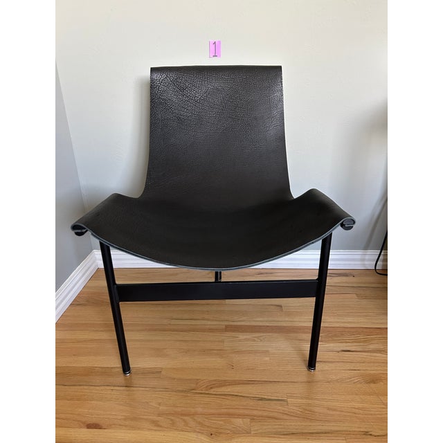 Animal Skin Mid 20th Century Katavolos, Littell & Kelley "T" Side Chairs - Set of 6 For Sale - Image 7 of 18