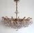 Mid-Century Modern Antique Palwa Brass Lead Crystal Chandelier from Palwa, 1950s For Sale - Image 3 of 17
