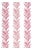 Sample - The House of Scalamandré Chira Island Wallpaper, Azalea For Sale