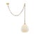 Mitzi Remi 11.5 in. 1 Light Pendant in Aged Brass Finish For Sale In New York - Image 6 of 14