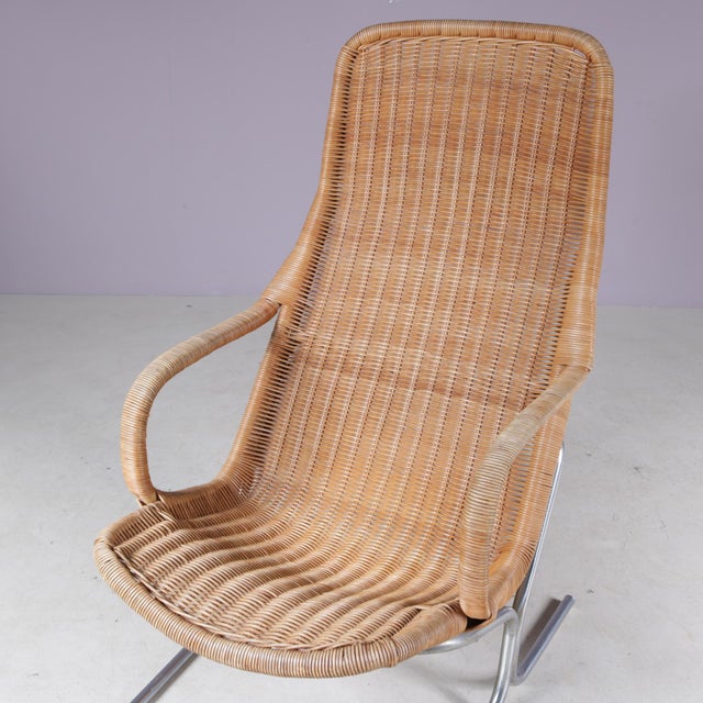 Model 514C Easy Chair by Dirk Van Sliedregt for Gebr. Jonkers Noordwolde, Netherlands, 1960s For Sale - Image 8 of 9
