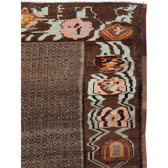 Galerie Shabab Collection Mid-20th Century Handmade Turkish Tribal Room Size Carpet For Sale - Image 4 of 10