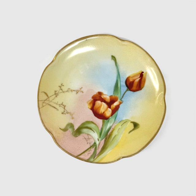 Vintage Pickard Decorator Studio Hand-Painted Porcelain Plates & Bowls - 7 Pieces For Sale In Houston - Image 6 of 11
