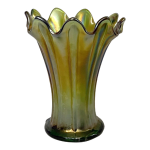 Early 1900s Northwood Carnival Glass Vase